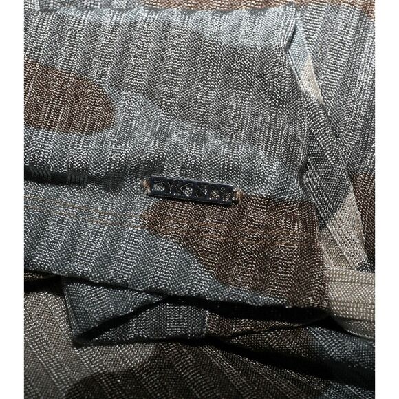 DKNY Y2K Camo Print Ribbed Long Sleeve Lightweight‎ Top Womens Small - Picture 3 of 3